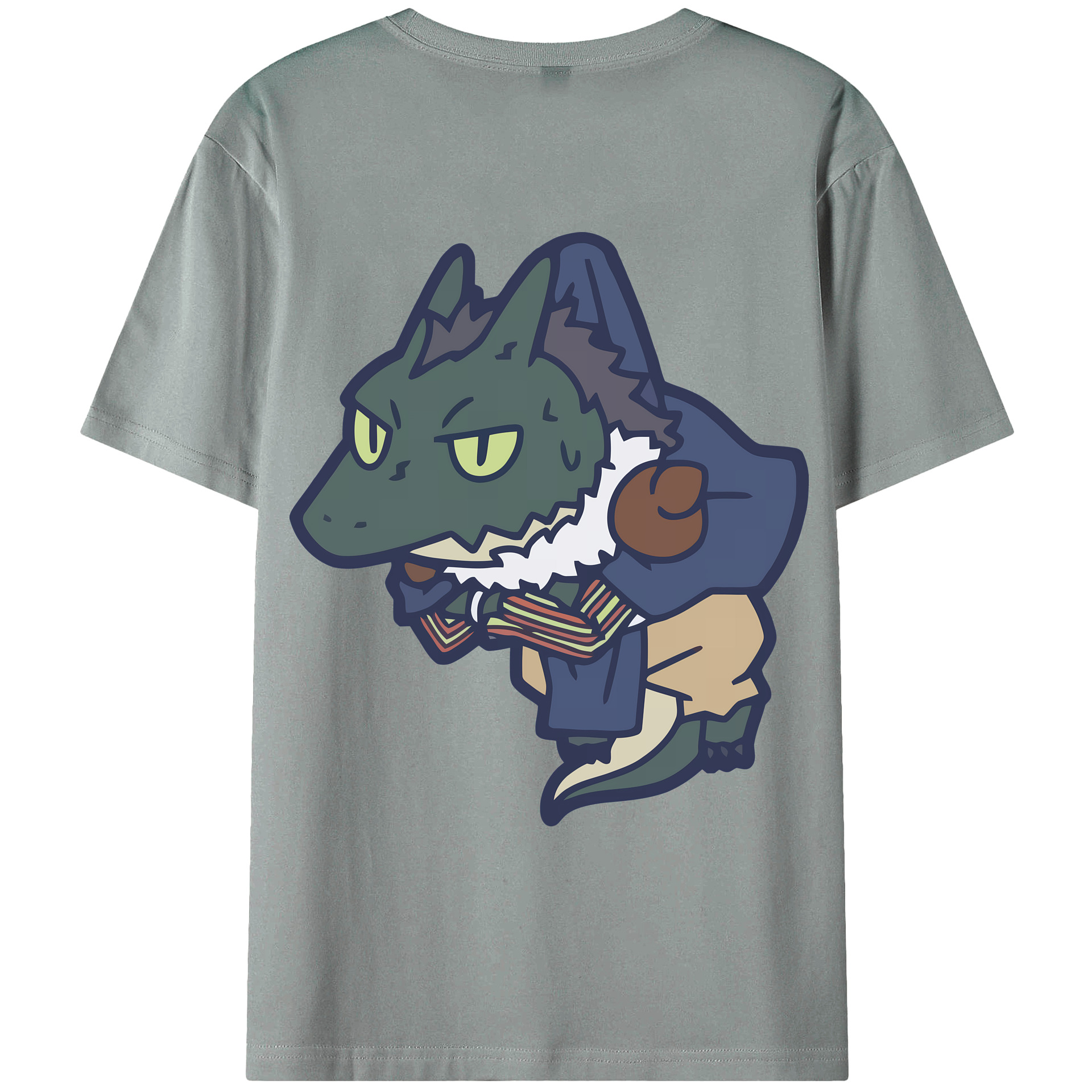 （画像用） 転スラ Regarding Reincarnated to Slime 綿100％ メンズ半袖Tシャツ（バックプリント） 通気性